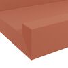 vidaXL &Eacute;tag&egrave;re Murale 2 pcs Rouge 80 x 9 x 3 cm Bois d'ing&eacute;nierie