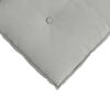 vidaXL Coussin de Dos Gris clair 200 x 50 cm Tissu en microfibre