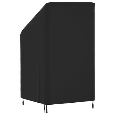 vidaXL Housse de chaise de jardin noir 70x70x85/125 cm oxford 420D