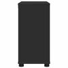 vidaXL Armoire de lavabo de salle de bain Noir 60 x 30 x 60 cm
