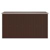 vidaXL Abri de jardin 257x298x178 cm M&eacute;tal Marron