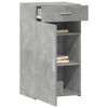 vidaXL Buffet gris b&eacute;ton 50x42,5x93 cm bois d'ing&eacute;nierie