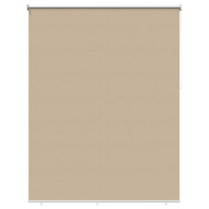 vidaXL Store roulant ext&eacute;rieur protection UV Beige Polyester