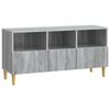 vidaXL Meuble TV Sonoma gris 102 x 34,5 x 50 cm Bois d'ing&eacute;nierie