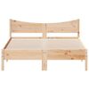 vidaXL Cadre de lit sans matelas 140x190 cm bois de pin massif