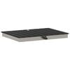 vidaXL Douche de jardin WPC et Acier inoxydable 201 Anthracite