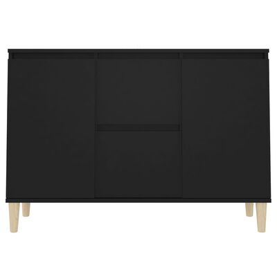 vidaXL Buffet Noir 103,5x35x70 cm Aggloméré