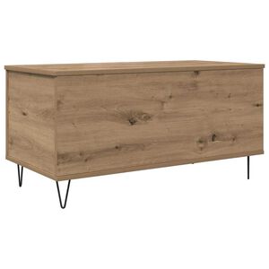 vidaXL Table basse ch&ecirc;ne artisanal 90 x 44.5 x 45 cm Bois d'ing&eacute;nierie
