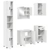 vidaXL Ensemble de mobilier de salle de bain avec tiroir 5 pcs Blanc