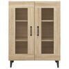 vidaXL Buffet ch&ecirc;ne sonoma 69,5x34x90 cm bois d'ing&eacute;nierie