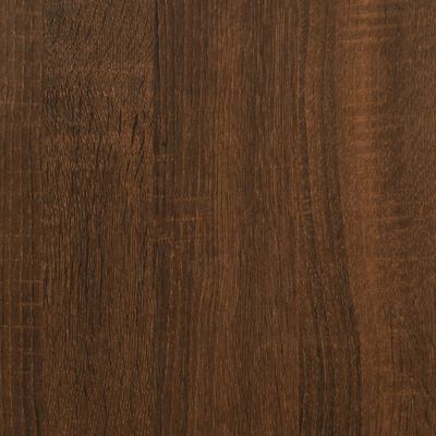 vidaXL Table de chevet chêne marron 44x45x60 cm bois d'ingénierie