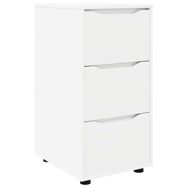 vidaXL Armoire de rangement Blanc 40 x 48 x 81 cm Bois d'ingénierie