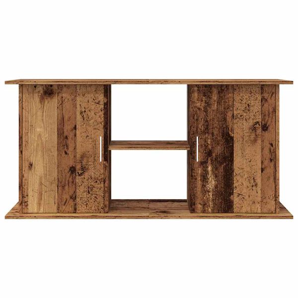 vidaXL Support pour aquarium vieux bois 121x41x58 cm bois d'ing&eacute;nierie