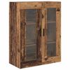vidaXL Haut Armoire avec tiroir 2 pcs Bois Ancien Bois d'ing&eacute;nierie