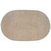 vidaXL Tapis de surface Blanc 152 x 245 cm Jute