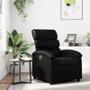 vidaXL Fauteuil inclinable noir similicuir
