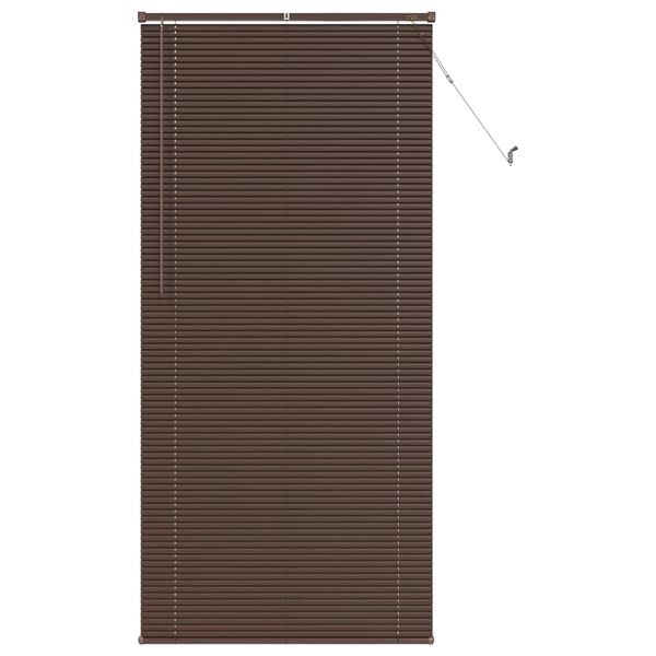 vidaXL Store V&eacute;nitien R&eacute;glable Marron fonc&eacute; avec motif 213 x 90 cm PVC