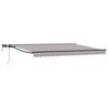 vidaXL Cadre de store manuel avec LEDs 4 &times; 3,5 m