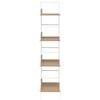 vidaXL Biblioth&egrave;que &agrave; 4 niveaux ch&ecirc;ne 60x27,6x124,5 cm bois ing&eacute;nierie
