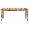 vidaXL Table de salle &agrave; manger Bois de r&eacute;cup&eacute;ration solide 180x90x76cm