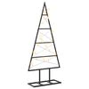 vidaXL Arbre de No&euml;l en m&eacute;tal KUOPIO 60 cm Blanc chaud
