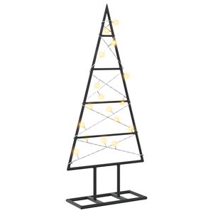 vidaXL Arbre de No&euml;l en m&eacute;tal KUOPIO 60 cm Blanc chaud