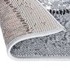 vidaXL Tapis BCF Gris avec motif de blocs 80x150 cm