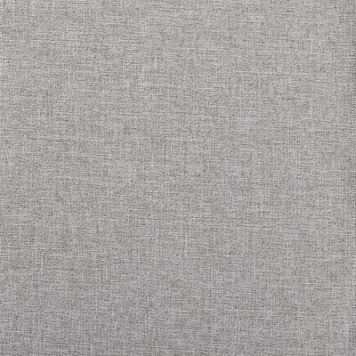 vidaXL Rideau occultant d'aspect de lin avec crochets Gris 290x245 cm