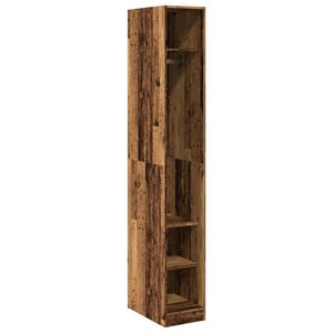 vidaXL Garde-robe vieux bois 30x50x200 cm bois d'ing&eacute;nierie