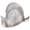vidaXL Casque de chevalier m&eacute;di&eacute;val antique pour GN Argent&eacute; Acier
