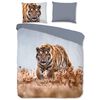 Good Morning Housse de couette TIGER 240x200/220 cm Multicolore