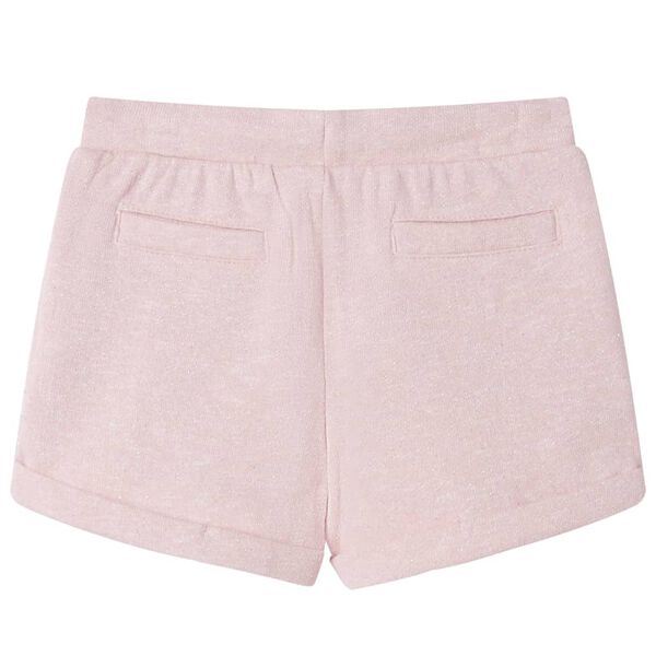 Short pour enfants avec cordon de serrage rose clair m&eacute;lang&eacute; 104