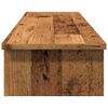 vidaXL Support de moniteur vieux bois 100x27x15 cm bois d'ing&eacute;nierie