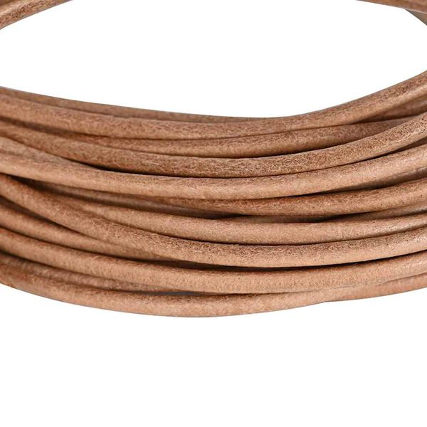 vidaXL Corde en Cuir Marron Ø3 mm x 10 m Cuir