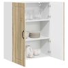 vidaXL Armoire de cuisine avec &eacute;tag&egrave;re Ch&ecirc;ne Sonoma 80 x 31 x 100 cm