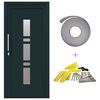 vidaXL Porte Frontale Anthracite 108 x 208 cm PVC