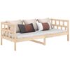 vidaXL Lit de jour sans matelas bois de pin massif 90x190 cm