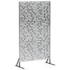 vidaXL &Eacute;cran de confidentialit&eacute; 100 x 50 x 180 cm Acier galvanis&eacute;