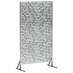 vidaXL &Eacute;cran de confidentialit&eacute; 100 x 50 x 180 cm Acier galvanis&eacute;