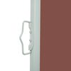 vidaXL Auvent latéral rétractable de patio 100x500 cm Marron
