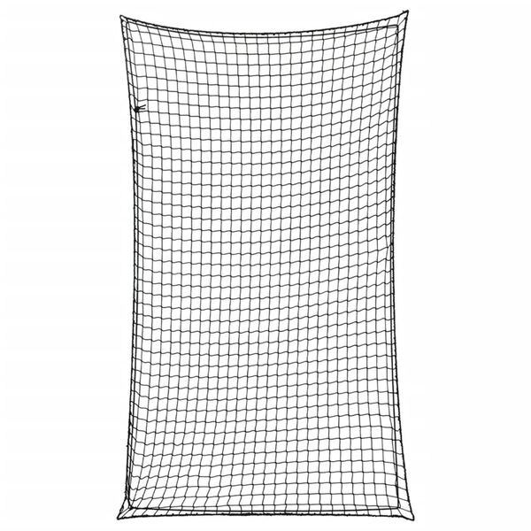 vidaXL Filet pour remorque avec corde &eacute;lastique noir 6x3,5 m PP