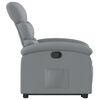 vidaXL Fauteuil inclinable Gris clair Tissu