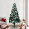 vidaXL Sapin de No&euml;l artificiel Vert 240 cm PVC, Acier et Plastique