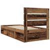 vidaXL Cadre de lit Bois ancien 90 x 190 cm Bois de pin massif