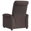 vidaXL Fauteuil inclinable Marron foncé Tissu