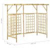 vidaXL Pergola de jardin pour poubelles triples Bois de pin imprégné