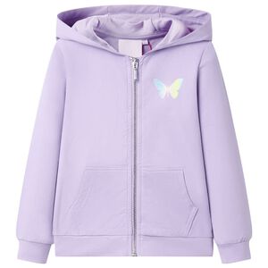 Sweat &agrave; capuche pour enfants lila 92