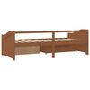 vidaXL Lit de repos 3 places sans matelas Bois de pin massif 90x200 cm