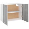 vidaXL Armoire suspendue "Lyon" Gris Sonoma 80 x 31 x 60 cm Bois d'ing&eacute;nierie