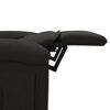 vidaXL Fauteuil de massage Noir Tissu